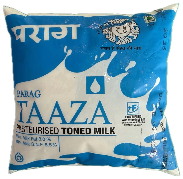 Parag Taaza milk pouch